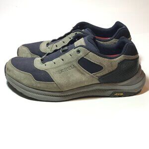 Merrell Alpine Shoes Men Size 12 Tan Suede Trail Hiking Sneaker Low